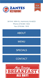 Mobile Screenshot of eatatzantes.com
